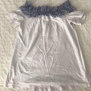 Off the shoulder maternity top